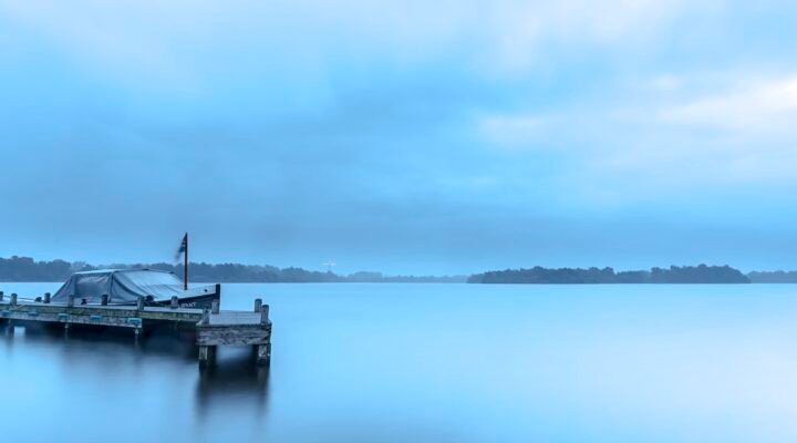 Haventje aan het Paterswoldse Meer bij Kaap Hoorn