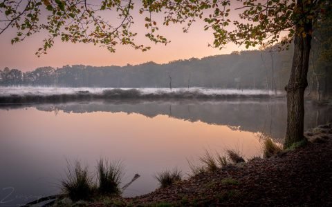 Koude zonsopkomst in de Appelbergen